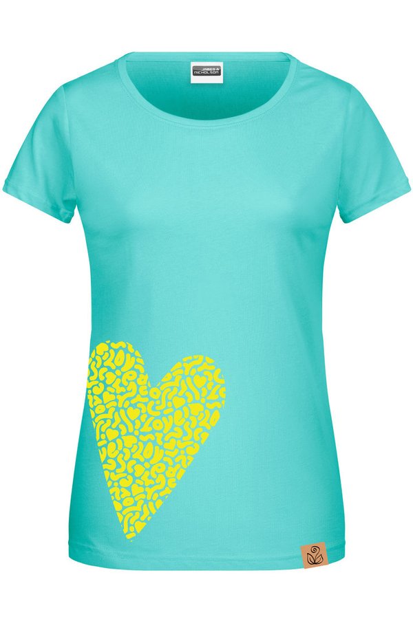 Bio Frauen Shirt "Love im Herzen"