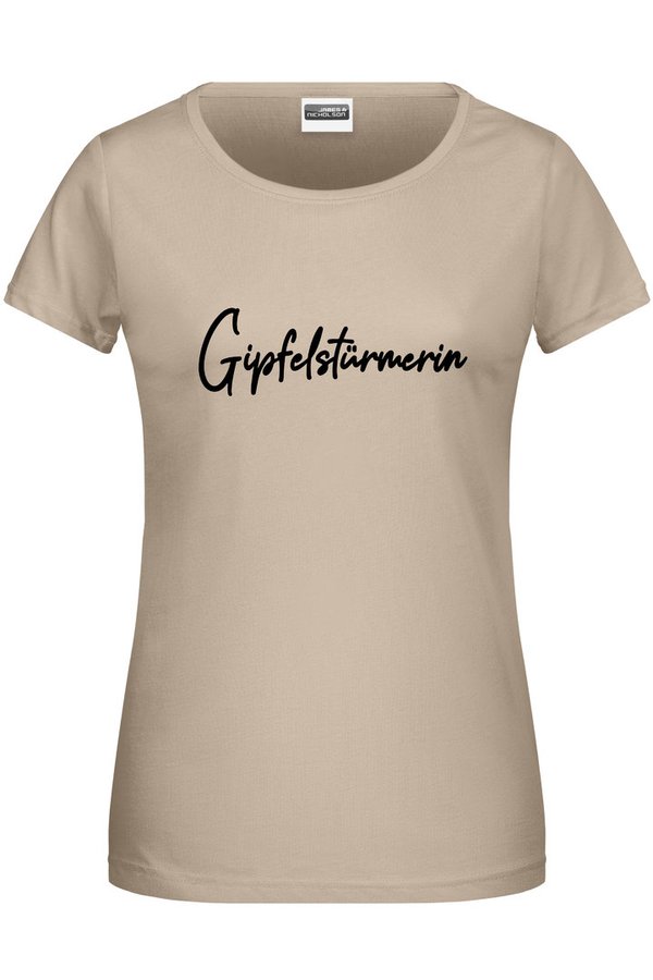 Bio Frauen Shirt "Gipfelstürmerin"
