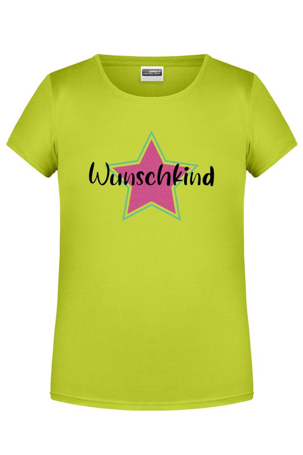 Bio Mädchen Shirt "Wunschkind"