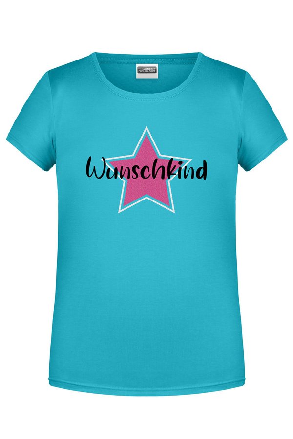 Bio Mädchen Shirt "Wunschkind"